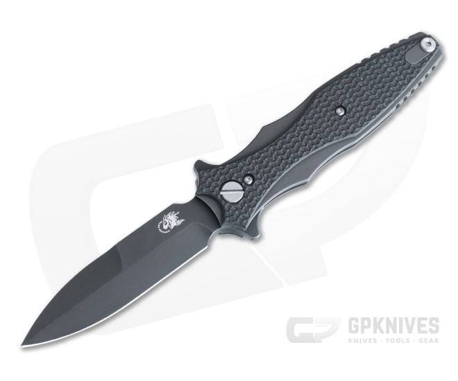 Hinderer Maximus Textured Carbon Fiber Tri-Way Bayonet Battle Black DLC 20CV HK-1392 - HK-1392