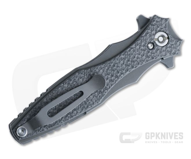 Hinderer Maximus Bayonet Battle Black DLC 20CV Textured Carbon