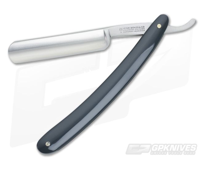 Boker Classic Charcoal Anthracite Straight Razor 140200 - BO-140200