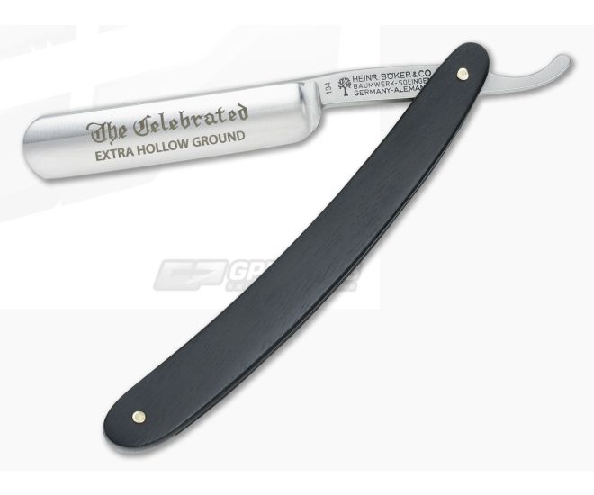 Boker Straight Razor The Celebrated with Ebony Handle 140407 - BO-140407
