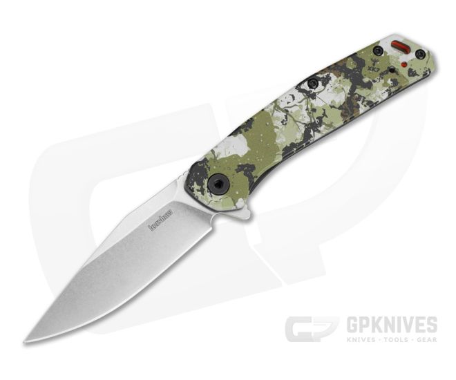 Kershaw Align Kings Camo 8Cr13MoV Stonewash Spring Assisted Knife (3.15" Blade) 1405KC - KS-1405KC