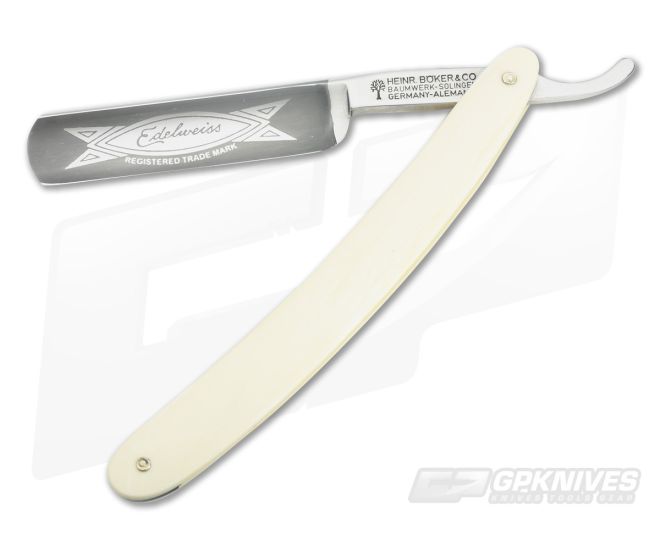 Boker Edelweiss Elforyn Ivory Straight Razor 140620 - BO-140620