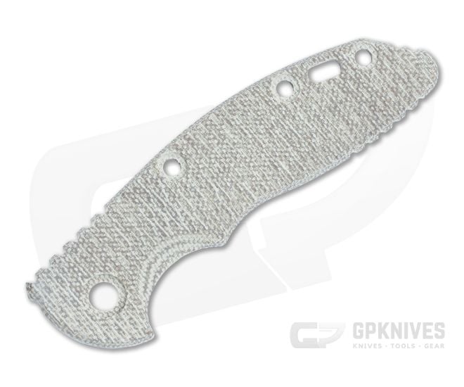 Hinderer Knives XM-18 3" Textured Natural Canvas Micarta Handle Scale 1406 - HK-1406