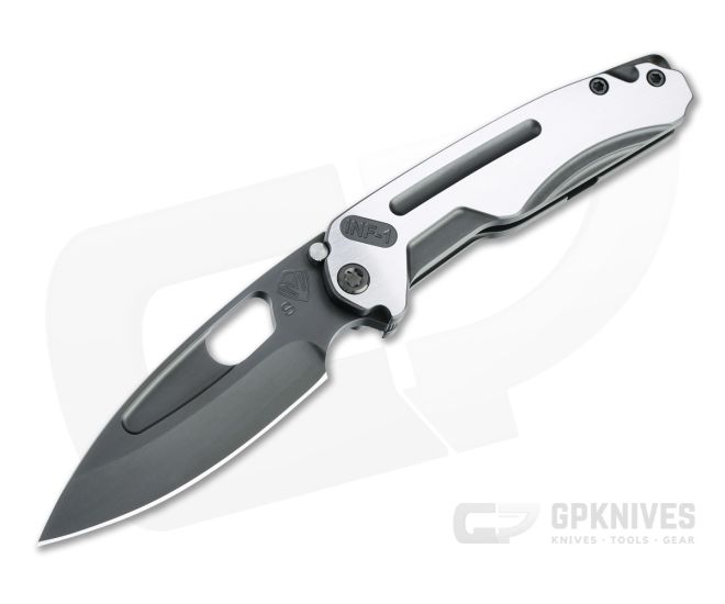 Medford Infraction PVD S35VN Faced Silver PVD Frame Lock Titanium Folder - MKT-MKT140