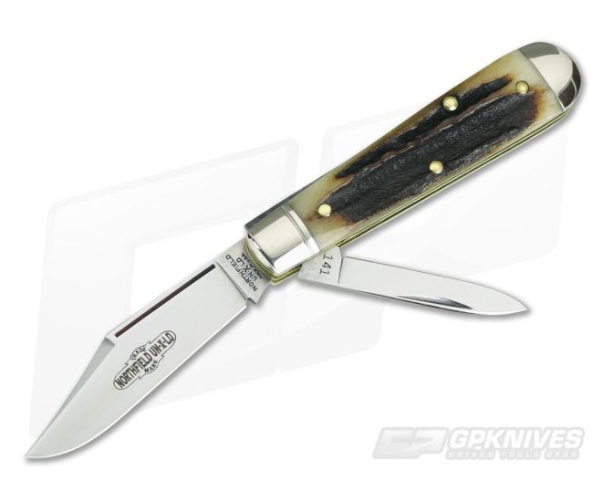 Northfield UN-X-LD #14 2 Blade Lick Creek Boys Knife Sambar Stag 06 - GEC-141218-SS-06