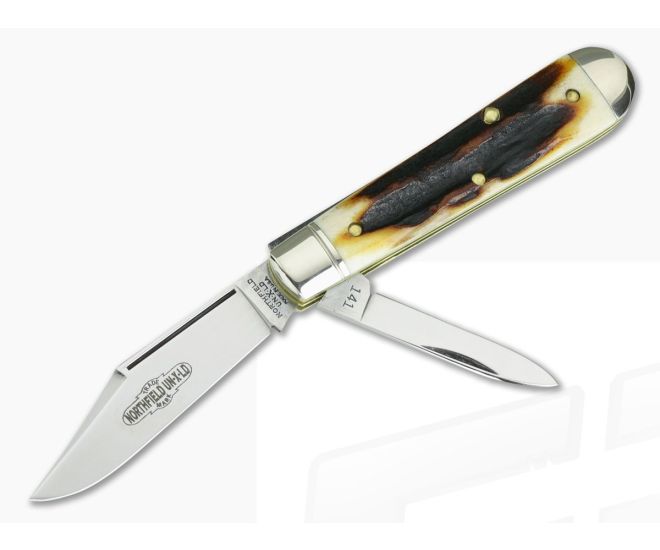 Northfield UN-X-LD #14 2 Blade Lick Creek Boys Knife Sambar Stag 09 - GEC-141218-SS-09
