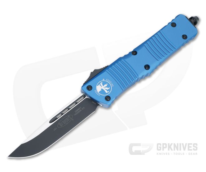 Microtech Combat Troodon S/E Blue Two-Tone M390 OTF 143-1BL - MT-143-1BL