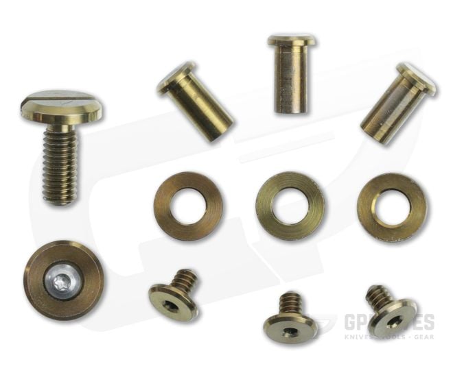 Hinderer Knives Complete Hardware Kit for XM-18 3.0" Stonewashed Bronze Titanium 1449 - HK-1449