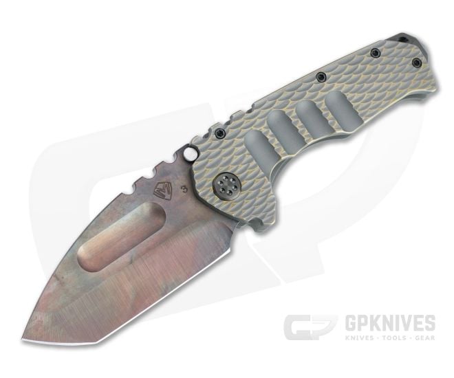 Medford Praetorian Ti Tanto Vulcan 3V Brushed Bronze Dragon Skin Titanium Folder - MKT-MKT145