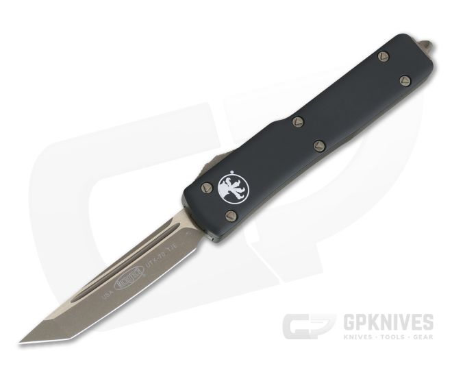 Microtech UTX-70 Bronze Apocalyptic 204P Tanto Black OTF Automatic