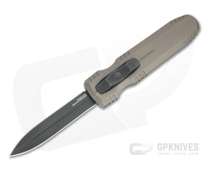 SOG Pentagon OTF Flat Dark Earth Double Edge S35VN Top Slide OTF Automatic 15-61-02-57 - SOG-15-61-02-57