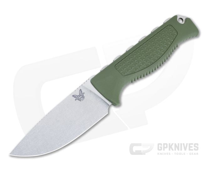 Benchmade 15006-01 Steep Country Fixed Knife S30V Olive Green Handle - BM-15006-01