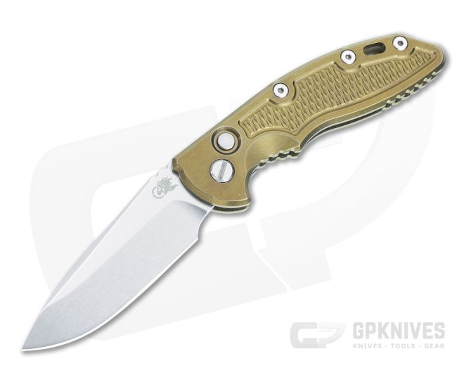 Hinderer XM-18 3.5 Automatic Spearpoint Stonewash Bronze - HK-1503