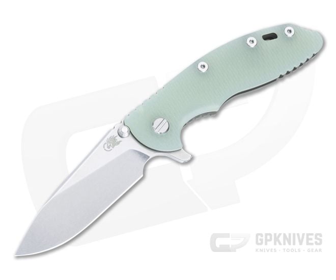 Hinderer XM-18 3.5" S45VN Slicer Translucent G10 Battle Bronze Flipper 1529 - HK-1529