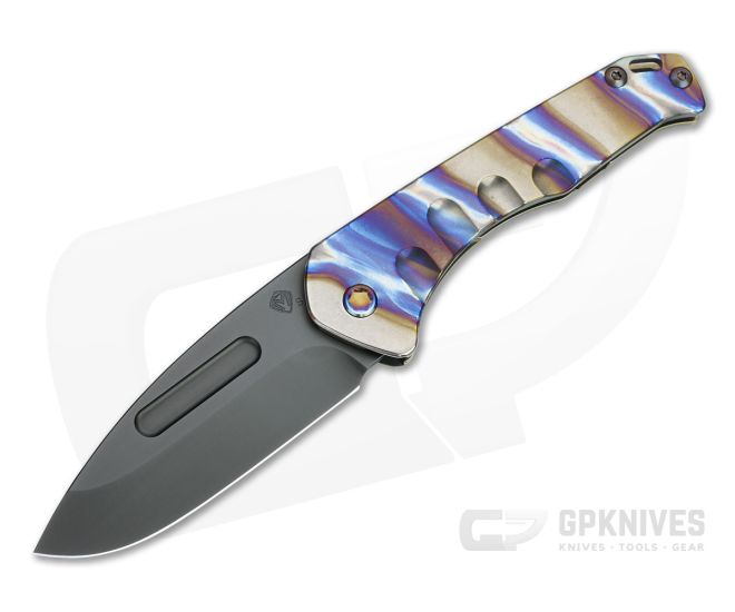 Medford Praetorian Slim Drop Point PVD S35VN Flamed Bronze Titanium Folder - MKT-MKT152