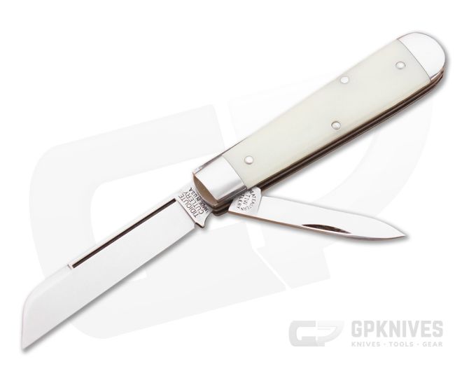 Tidioute Cutlery #15 Huckleberry Nifebrite Acrylic Sheepsfoot Two Blade - GEC-153215-NB