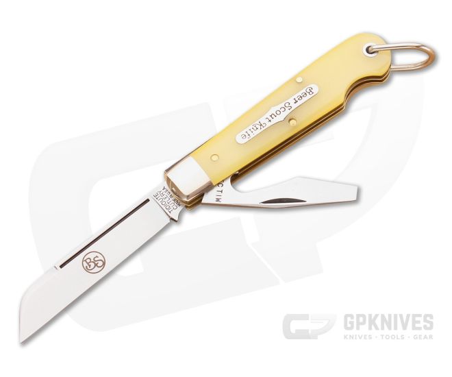 Tidioute Cutlery #15 Beer Scout Jack Knife Sunbrite Acrylic - GEC-153215CL-SBA