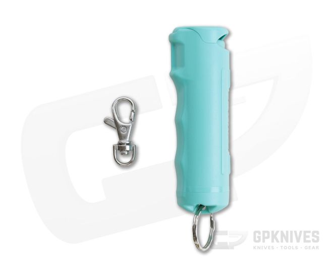 Sabre Flip Top Teal Pepper Gel Spray with Snap Clip RAINN 15346 - SA-15346