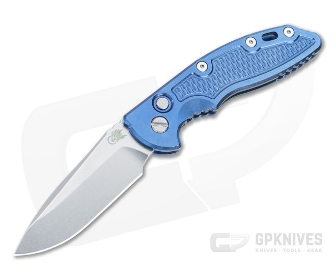 Hinderer XM-18 3.5 Automatic Spearpoint Stonewash Blue - HK-1539