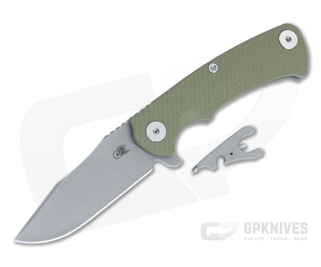Hinderer Project X OD Green G10 Working Finish - HK-1541