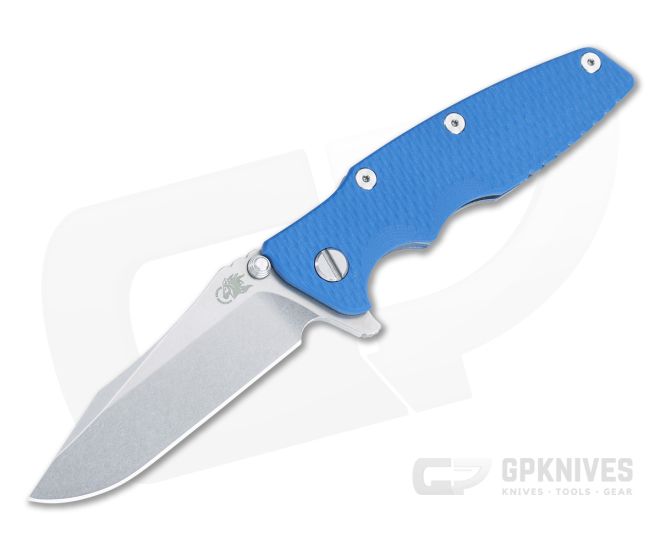 Hinderer Eklipse 3.5 Blue G10 Stonewash Blue Titanium - HK-1542