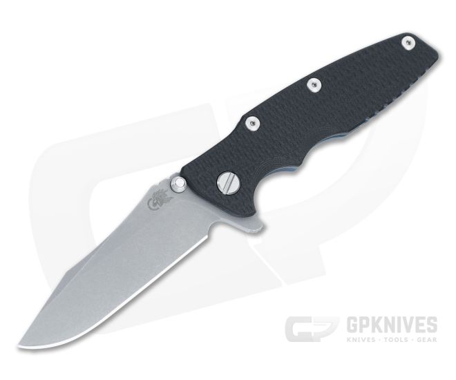 Hinderer Eklipse 3.5 Black G10 Battle Blue Titanium - HK-1545
