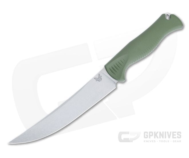 Benchmade Meatcrafter Olive Green 6" Fixed Knife 15500-04 - BM-15500-04