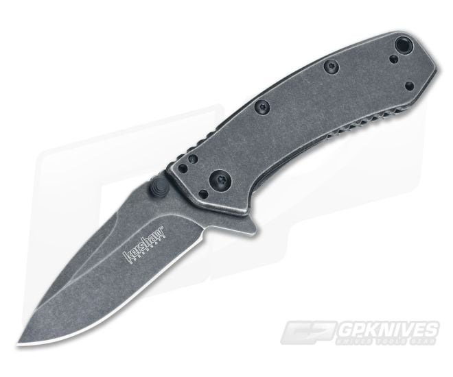 Kershaw Cryo Blackwash Hinderer Assisted Flipper - KS-1555BW