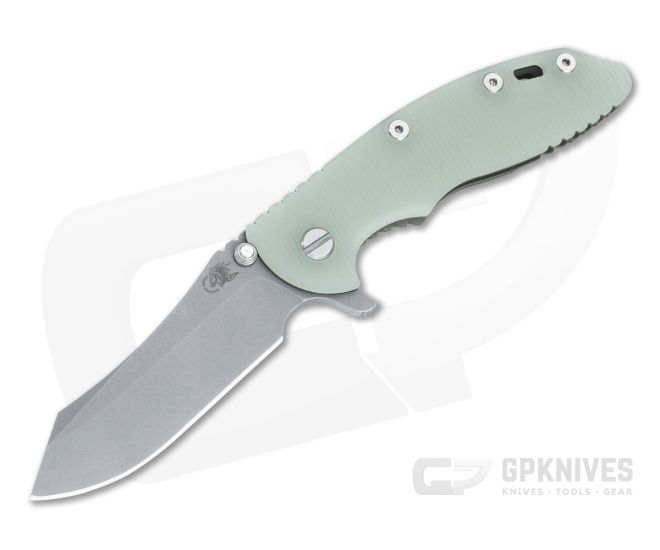 Hinderer XM-18 3.5 Skinner Translucent G10 Battle Bronze - HK-1557