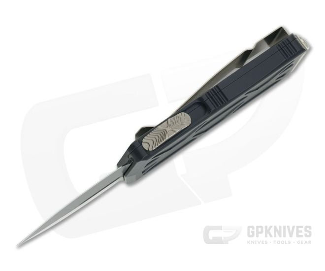 Microtech Exocet Black DLC Double Edge 204P Bronze Hardware CA Legal OTF Automatic 157-1DLCBZ - MT-157-1DLCBZ-204P
