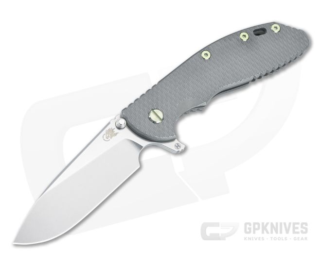 Hinderer XM-24 Hollow Ground Slicer Working Finish Titanium - HK-1582
