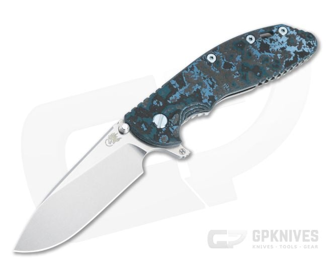 Hinderer XM-24 Hollow Ground Slicer Arctic Storm Fat Carbon - HK-1585
