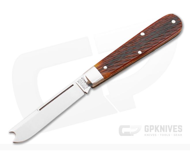 Tidioute Cutlery #15 Huckleberry Antique Yellow Bone - GEC-15A114STL-AYJB