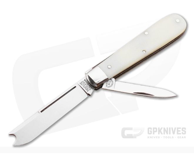 Tidioute Cutlery #15 Huckleberry Boys Knife Two Blade Nifebrite One Arm - GEC-15A214STL-NB