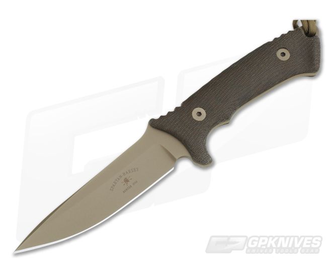Spartan-Harsey Hunter Combat Utility Green Micarta Black Sheath - SB-15DEGRNLBK