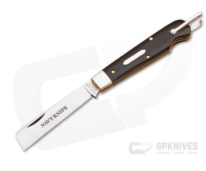 Tidioute Cutlery #15 Navy Knife Gabon Ebony Wood - GEC-15S115-GE