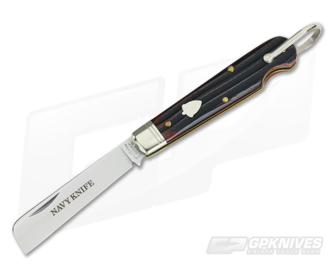 Great Eastern Cutlery #15 Navy Knife Burnt Orange Jig Bone - GEC-15S116-BOJB