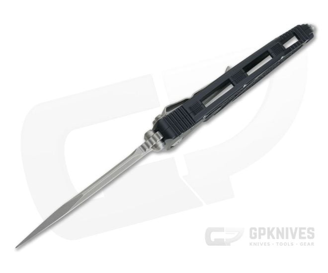 Microtech Socom Elite Manual Black S/E Stonewashed Partial Serrated XHP Folder 160-11 - MT-160-11-XHP