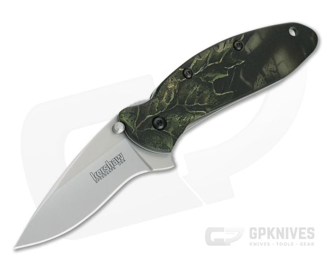 Kershaw Camo Scallion Assisted Liner Lock Flipper 1620C - KS-1620C