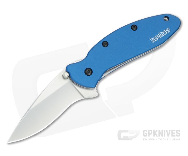 Kershaw Scallion Navy Blue Assisted Flipper 1620NB - KS-1620NB