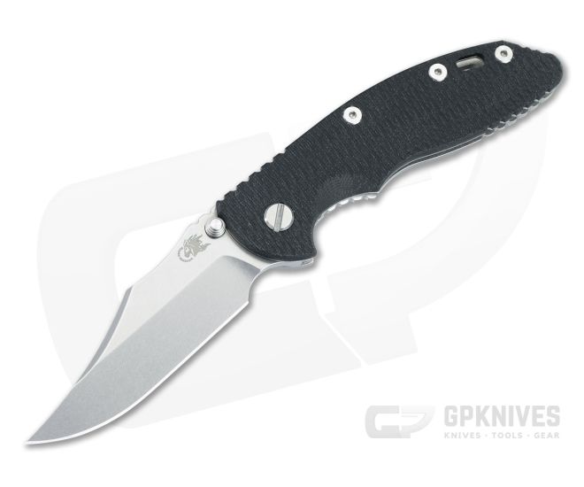 Hinderer XM-18 3.5 Bowie Non Flipper Black G10 - HK-1622