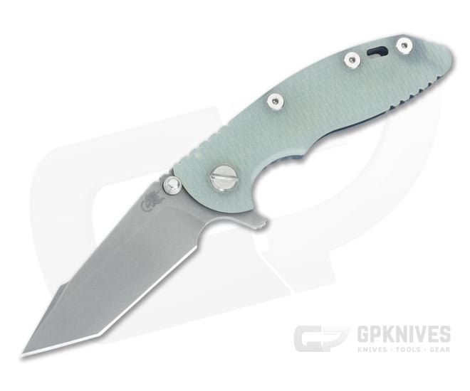 Hinderer XM-18 3.0 Harpoon Tanto Battle Blue Translucent G10 - HK-1624