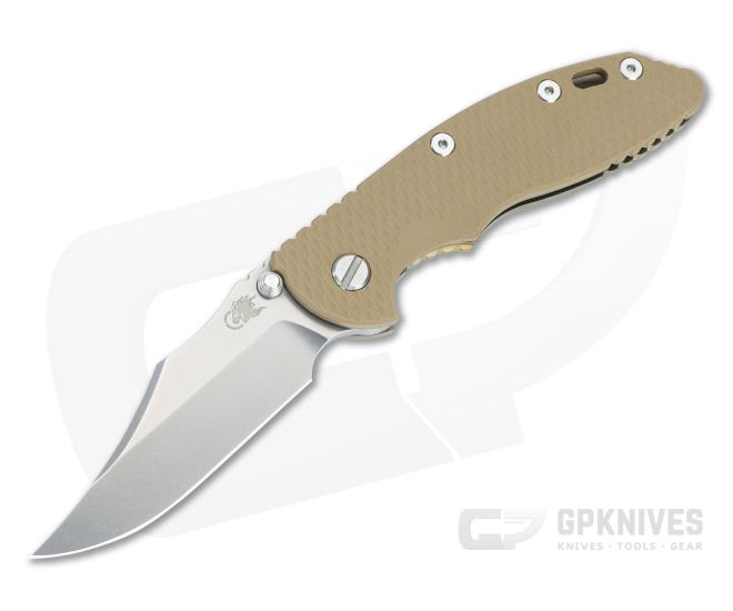 Hinderer XM-18 3.5 Bowie Non Flipper Coyote G10 SW Bronze - HK-1634
