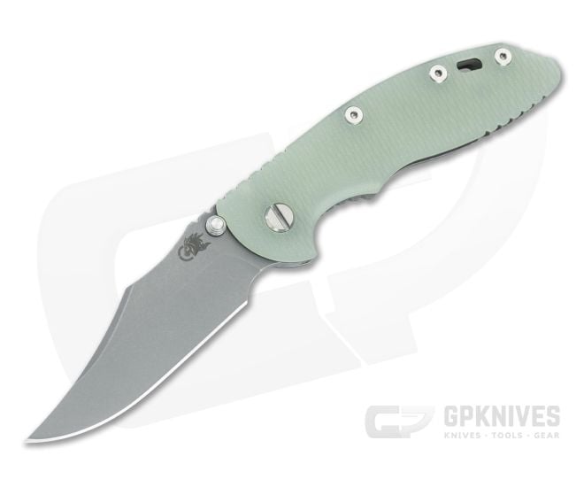 Hinderer XM-18 3.5 Bowie Non Flipper Translucent G10 Working Finish - HK-1641
