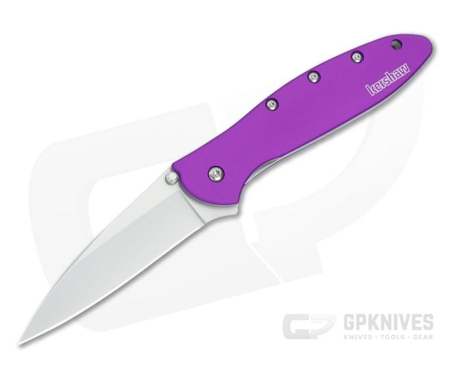 Kershaw Leek Purple Assisted Flipper 1660PUR - KS-1660PUR