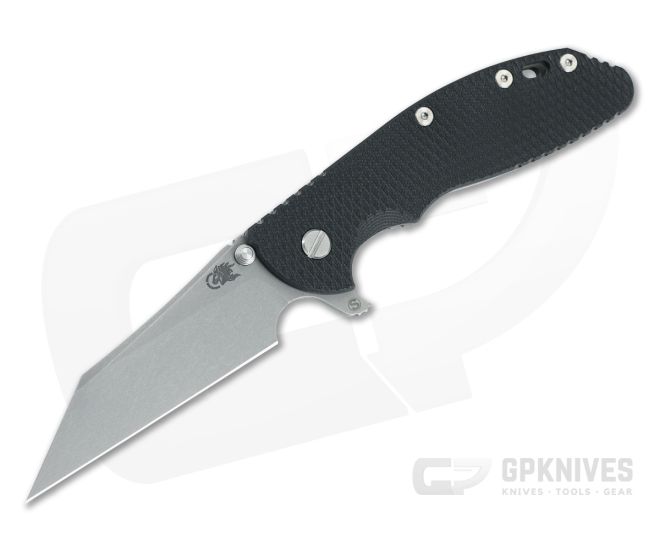 Hinderer XM-24 Skinny Wharncliffe Black G10 Working Finish - HK-1666