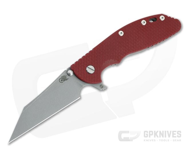 Hinderer XM-24 Skinny Wharncliffe Red G10 Working Finish - HK-1667
