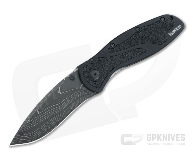 Kershaw Blur Damascus Black - KS-1670BLKDAM