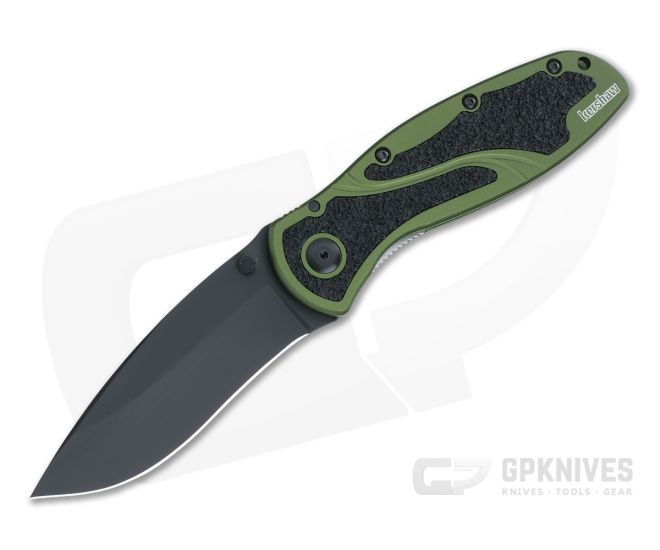 Kershaw Blur Olive Green Black - KS-1670OLBLK