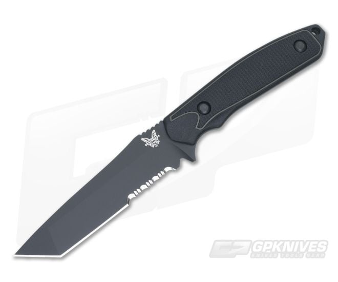 Benchmade 167SBK Protagonist Tanto Serrated Fixed Knife - BM-167SBK